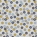QT Modern Refinement Circle Geo Toss - 31844-K Lt. Gray - Cotton Fabric