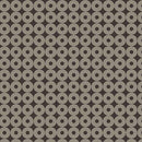 QT Modern Refinement Circle Grid Geo - 31845-A Brown - Cotton Fabric