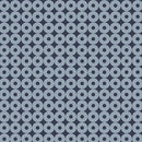 QT Modern Refinement Circle Grid Geo - 31845-B Blue - Cotton Fabric
