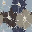 QT Modern Refinement Packed Contemporary Floral - 31838-B Blue - Cotton Fabric