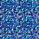 QT Mosaic Blooms Mosaic Blender - 31487-B Blue - Cotton Fabric