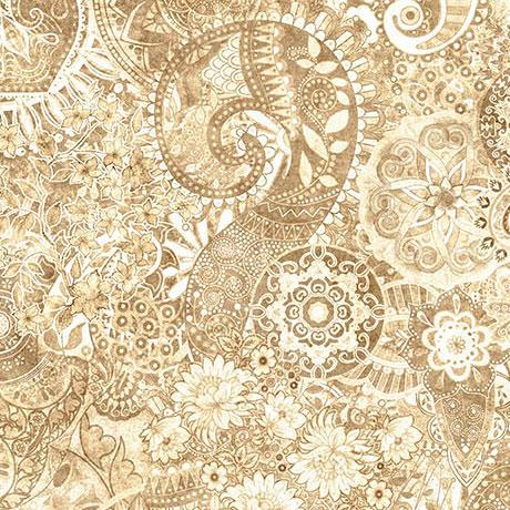 QT Mystique - 31497-EA Tan - Cotton Fabric
