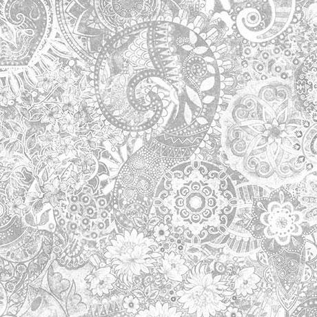 QT Mystique - 31497-KZ Gray - Cotton Fabric