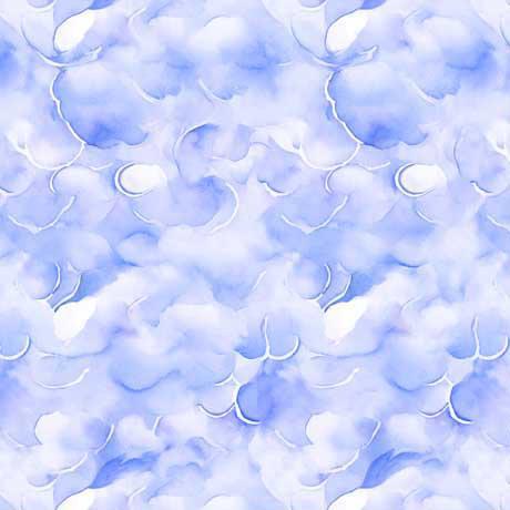 QT Oh the Places Clouds - 30670-B Blue - Cotton Fabric