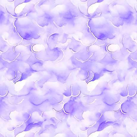 QT Oh the Places Clouds - 30670-L Light Amethyst - Cotton Fabric