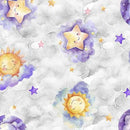 QT Oh the Places Happy Sky - 30667-K Gray - Cotton Fabric