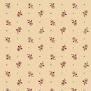 QT Oxford Archival Ditsy - 24854-ER Cream/Brick - Cotton Fabric