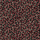 QT Oxford Archival Flower Vine - 24852-J Black - Cotton Fabric