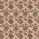 QT Oxford Archival Packed Floral - 24850-E Lt. Cream - Cotton Fabric