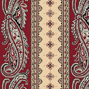 QT Oxford Archival Paisley - 24849-R Brick - Cotton Fabric
