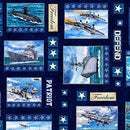 QT Patriot Navy Patch - 30934-N Navy - Cotton Fabric