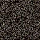 QT Poinsettia Symphony Scroll - 30300-J Black - Cotton Fabric