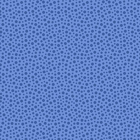 QT Poppy Gala Dots - 30838-B Blue - Cotton Fabric