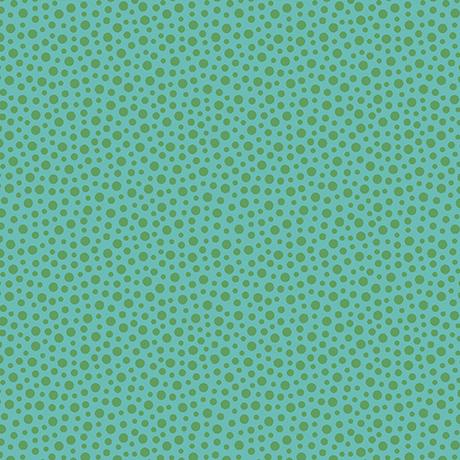 QT Poppy Gala Dots - 30838-Q Teal - Cotton Fabric