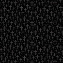 QT Quilting Illusions Crosses - 31438-J Black - Cotton Fabric
