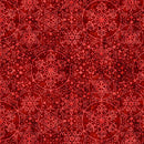 QT Santa's Workshop Snowflakes - 31077-R Red - Cotton Fabric