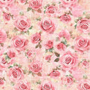 QT Sew Shabby Chic Roses - 31575-P Pink - Cotton Fabric