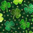 QT St. Paddy's Cheer Clovers - 30822-F Forest - Cotton Fabric