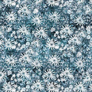 QT Sugar, Spice, Everything Nice Flower Geo - 31600-B Denim - Cotton Fabric