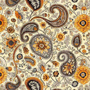 QT Sunflower Sunflower Paisley - 31806-E Cream - Cotton Fabric