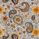QT Sunflower Sunflower Paisley - 31806-K Gray - Cotton Fabric