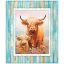QT Udderly Adorable Highland Cow Panel - 32157-X Multi - Cotton Fabric