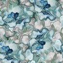 QT Virtuoso Floral - 31428-Q Turquoise - Cotton Fabric