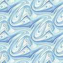 QT Virtuoso Marble - 31429-B Blue - Cotton Fabric