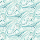QT Virtuoso Marble - 31429-Q Turquoise - Cotton Fabric