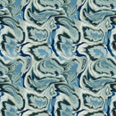 QT Virtuoso Swirl Fern - 31430-QK Turquoise - Cotton Fabric