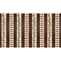 QT Wonderful Christmastime Nutcracker Ornament Stripe - 30334-X Multi - Cotton Fabric