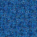QT Yippie Ki Yay! Bandana Paisley - 31496-W Denim - Cotton Fabric