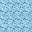 QT Yippie Ki Yay! Barbed Wire - 31495-B Light Blue - Cotton Fabric