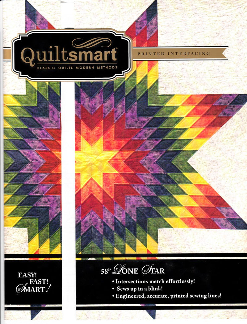 Quiltsmart Lone Star Classic Pack Pattern - QS20008