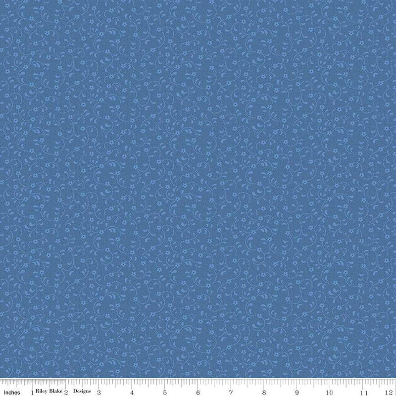 CWH Floret - C675-COASTAL - Cotton Fabric