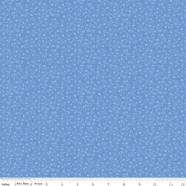 CWH Floret - C675-CORNFLOWER - Cotton Fabric