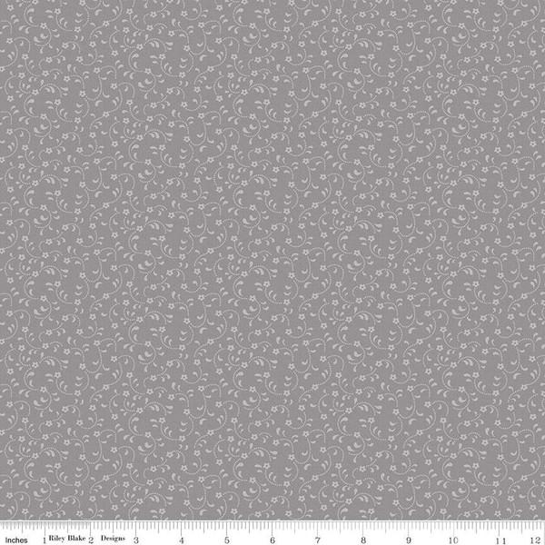 CWH Floret - C675-GRAY - Cotton Fabric