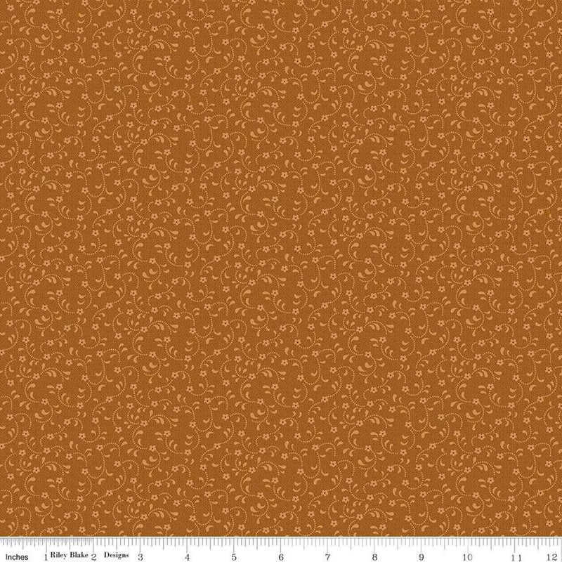 CWH Floret - C675-SPICE - Cotton Fabric