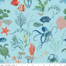 CWH Free As The Ocean Main - C14800-AQUA - Cotton Fabric