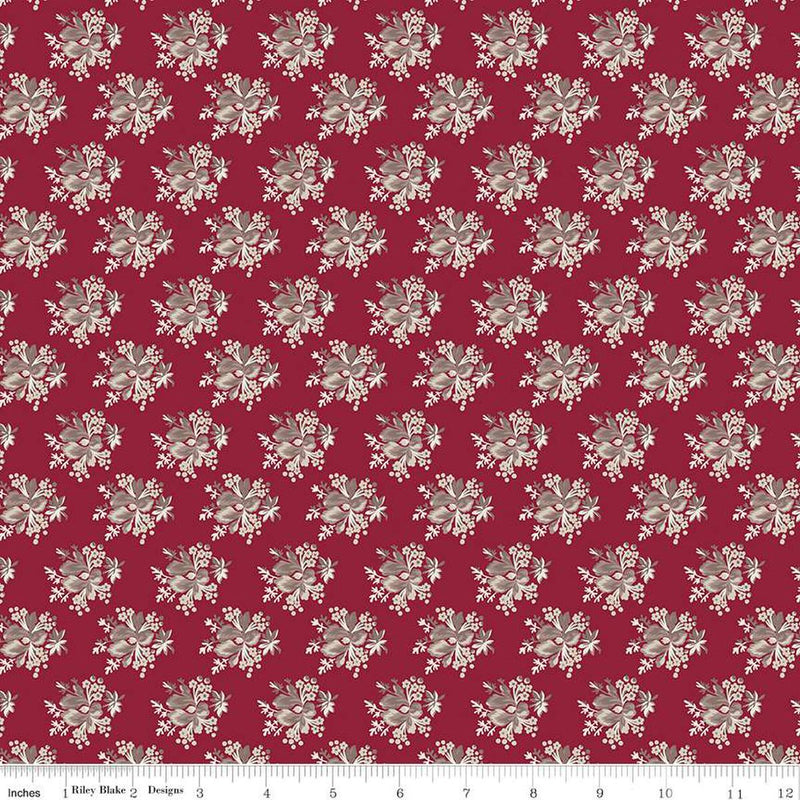RILEY BLAKE Heartfelt - C13494-RUBY - Cotton Fabric