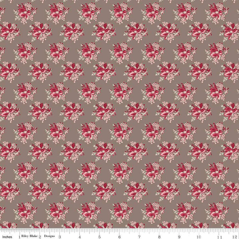 RILEY BLAKE Heartfelt - C13494-TAUPE - Cotton Fabric
