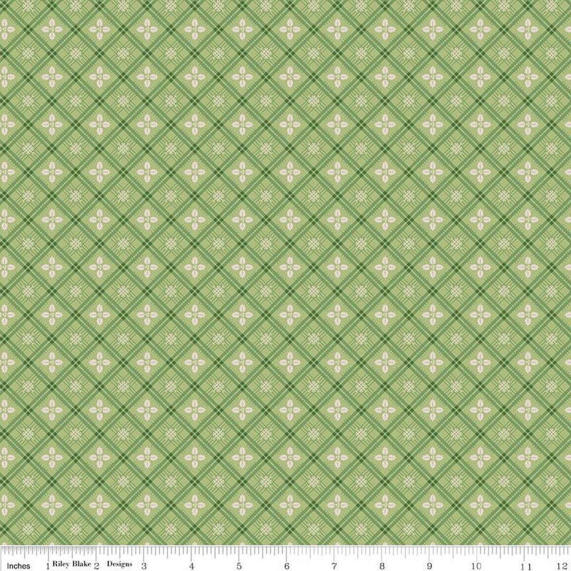 CWH Home Town Holiday - C14909-LETTUCE - Cotton Fabric