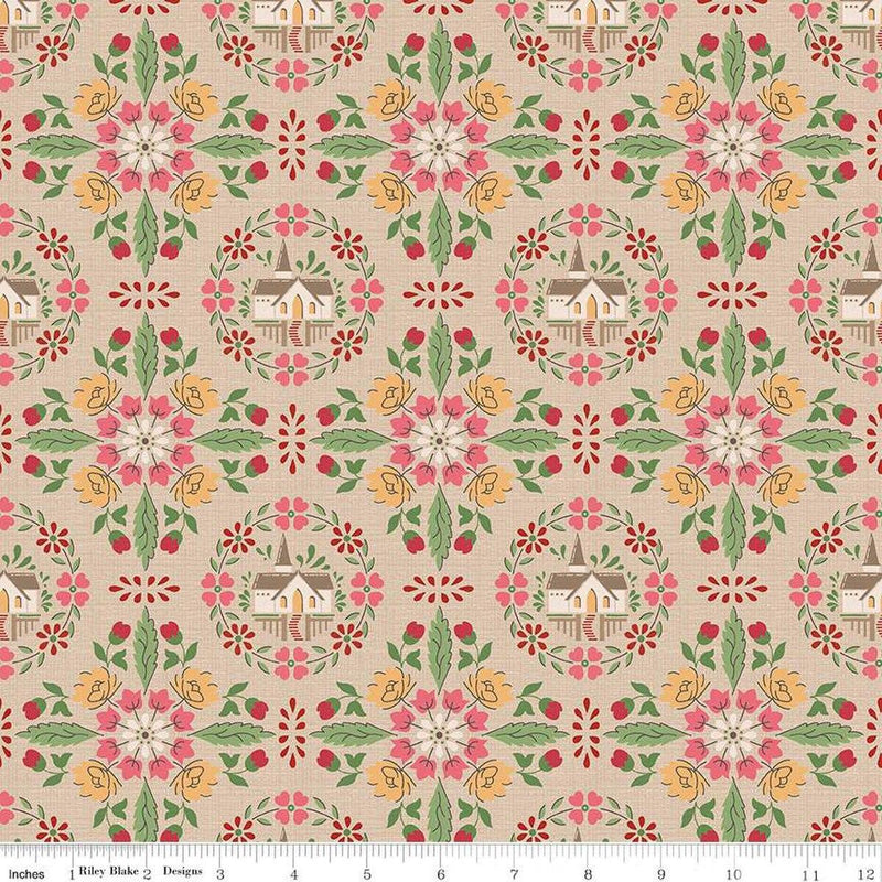 CWH Home Town Holiday - C14930-TEADYE - Cotton Fabric