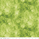 CWH Painter's Watercolor Swirl - C680-LIME - Cotton Fabric