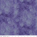 CWH Painter's Watercolor Swirl - C680-PERIWINKLE - Cotton Fabric