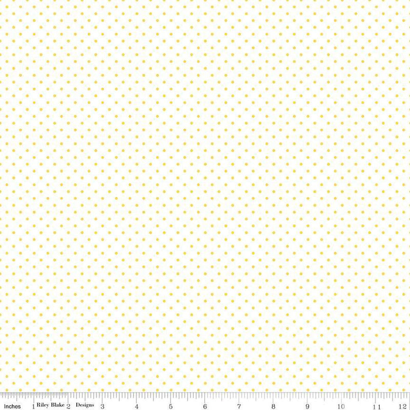 CWH Swiss Dot - C660-50 YELLOW - Cotton Fabric