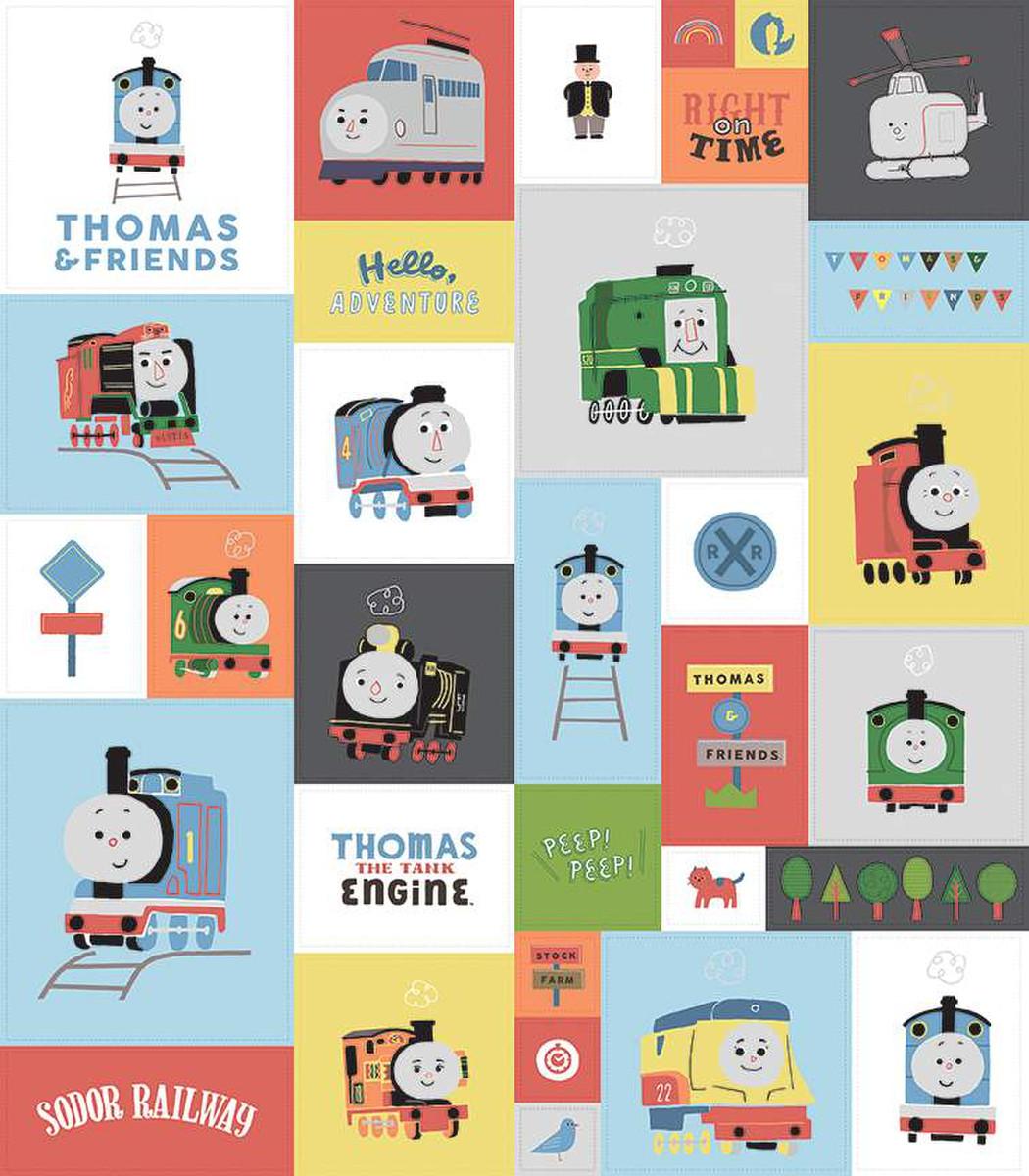 RILEY BLAKE Thomas & Friends Sodor Railway Cheater Print - C15085-MULT