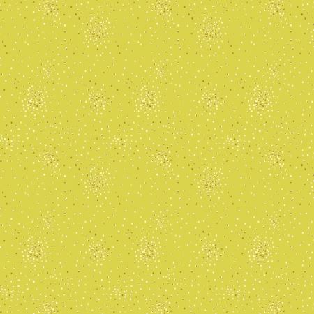 RJR Cotton & Steel Clusters - CS107-HO4M Honeydew Metallic - Cotton Fabric