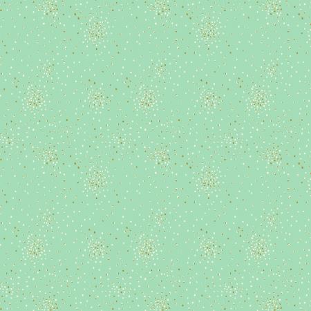 RJR Cotton & Steel Clusters - CS107-IC5M Ice Crystal Metallic - Cotton Fabric