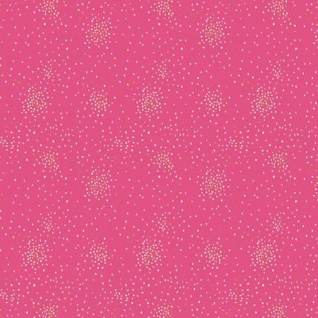 RJR Cotton & Steel Clusters - CS107-SR1M Strawberry Metallic - Cotton Fabric